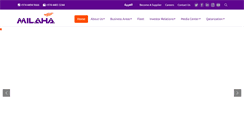 Desktop Screenshot of milaha.com